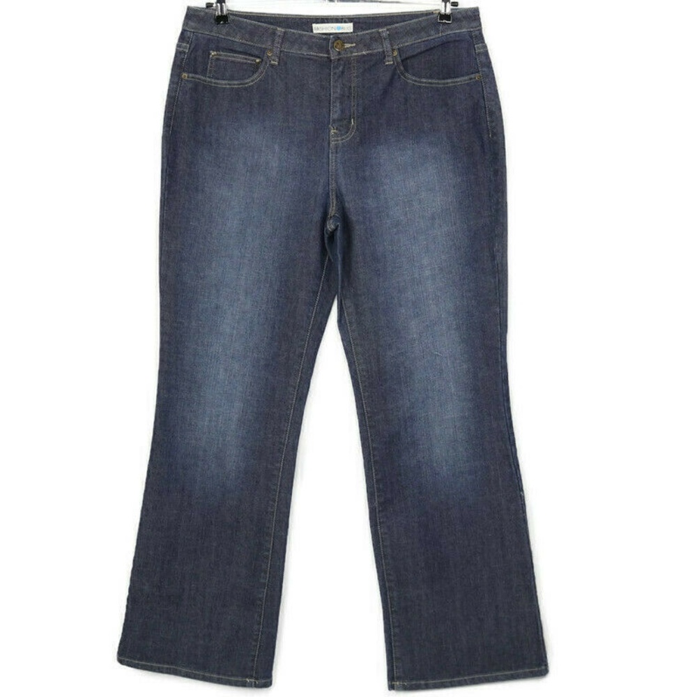 Fashion Bug Bootcut Wide Leg Jeans Stretch 14 X 32